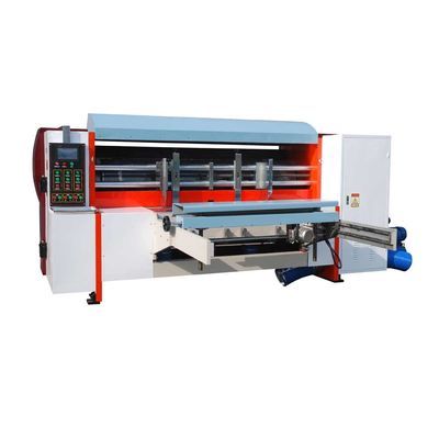 品質  Automatic Rotary Die Cutting Machine with Lead Edge Auto Feeder for 1400x2400mm Corrugated Carton Die Cutter 工場