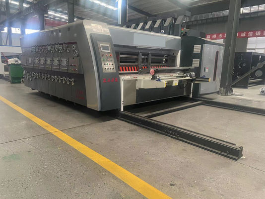 品質  Flexo Folder Gluer Casemaker with 50-70mm Wall Thickness, ±0.5mm Printing Precision, and Flexo Box Glue System 工場