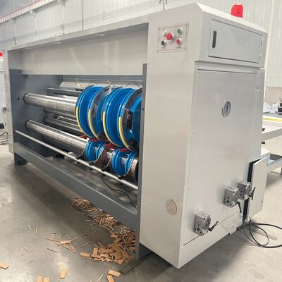 品質  PLC Control Rotary Slotting Machine With 4 Groups Knives Designed To Improve Slotting Accuracy And Operational Efficiency 工場