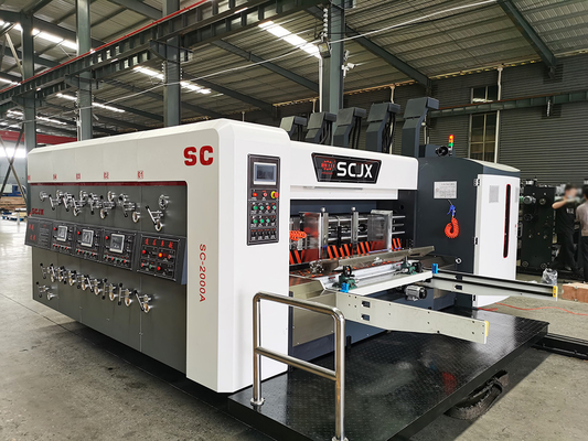 GerunのブランドSC1628 Flexoの印刷のCutingは細長い穴がつくことおよびダイス安定性が高い機械で造る