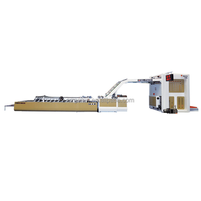 波紋紙 粘着 コーティング フルート ラミネーター 機械 10kw マックス 給餌 サイズ 1300mm