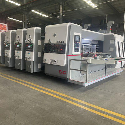 段ボール箱印刷ロータリー溝入れ機