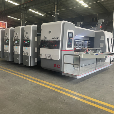 高品質段ボールカートンボックス印刷ロータリー溝入れ機