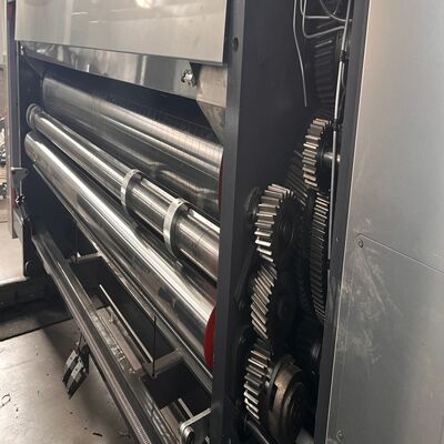 波紋紙フレックスグラフィック印刷機 ダブルスロッター ローータリー・ダイ・カッター