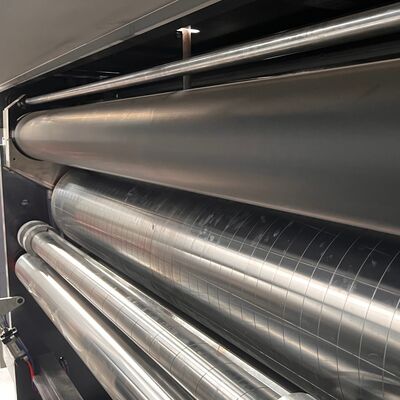 波紋紙フレックスグラフィック印刷機 ダブルスロッター ローータリー・ダイ・カッター