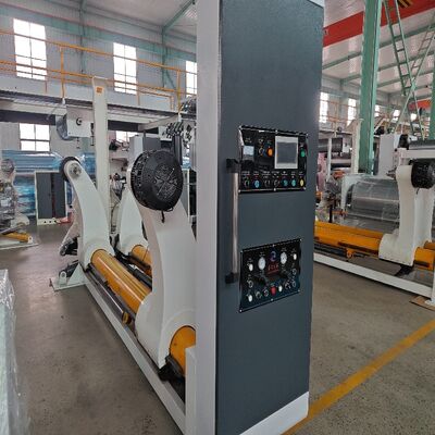 温度要求 160C から 180C 2 片の比例バルブと乾燥形状システムを含む波紋紙生産ライン