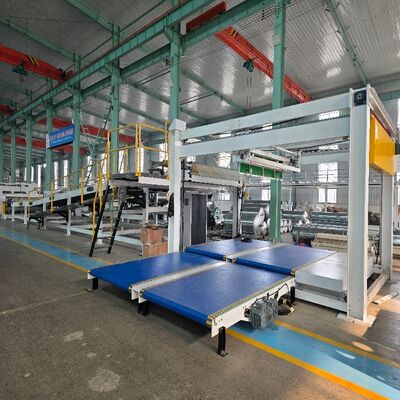 フローティングタイププレート圧力波紋紙生産ライン 温度要求 160Cから180Cと2パーツの比例バルブを含む