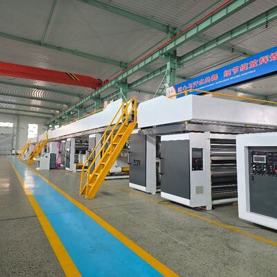 16個の蒸気チェストとフローティング式プレッシャープレートを備えた段ボール製造ライン用比例弁2個セット