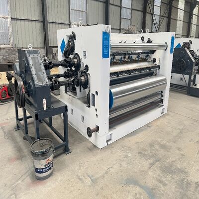 ISO 段ボールの生産ライン電気片面波形機械