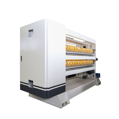 精度 ±1mm ダブルNCカッター 波紋紙生産ライン コンピュータ制御 ヘリコプタークロスカッターとPLC制御システム