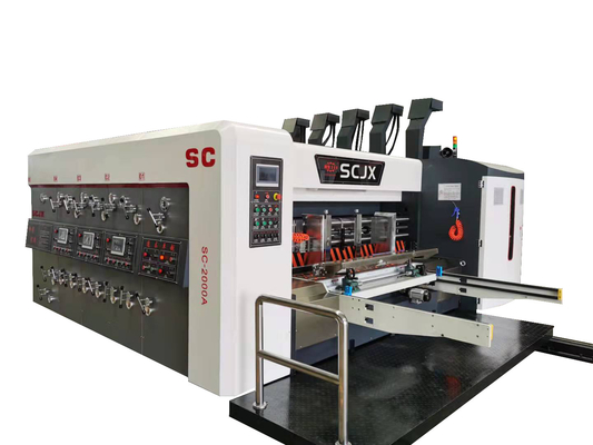 900x2000印字機のFlexo 4色のFlexoの印字機の型抜き